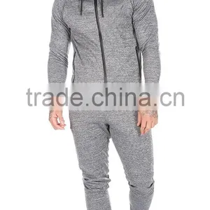 100% Cotton Zipper Tracktsuit Fitted Tracksuit Slim Fit Sweatpants thumbnail-5