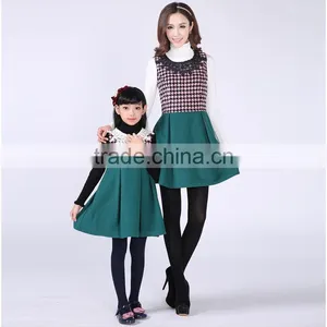 Autumn Winter Women Dresses Latest Fashion Dresses for Mother and Daughter thumbnail-2
