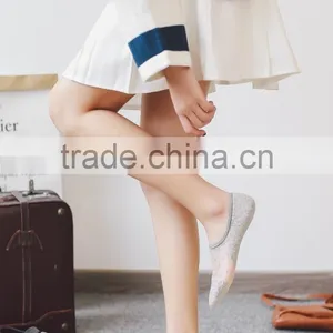 WS-31 Woman Sweet Lotita Big Dot Thin Boat Socks MS Summer Crystal Glass Silk Transparent Japan Invisible Socks Slippers thumbnail-4