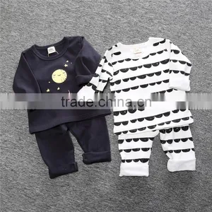 S15884A High Quality Children Organic Cotton Pajamas Sleepwear thumbnail-6