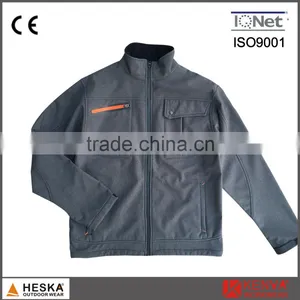 Popular Sharkskin Jacket Softshell Windproof Men's Softshell Promotional Jacket thumbnail-1