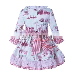 Pink Dresses for Girls Kids Frock thumbnail-3