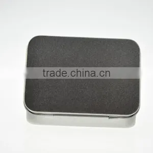 R1846H Manufacturer Wholesale Rectangle Mini Tin Can for U Disk Lighter Packing Box thumbnail-2