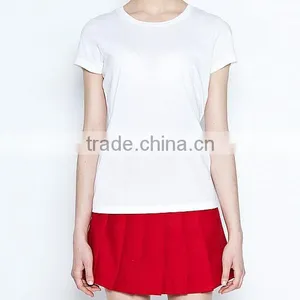 Basic Blank Cotton T-shirt for Women thumbnail-5
