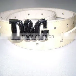 Letter Buckle pu Leather Belt thumbnail-1