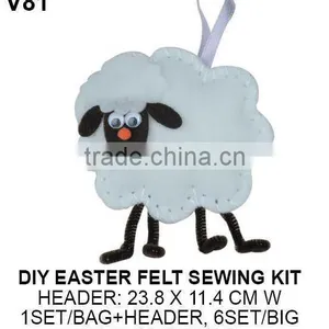 EASTER Sewing Kit Handmade Felt Needle thumbnail-2