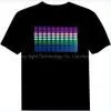 Starry-light Sound Activated Led Panel t Shirt for Party Using thumbnail-1