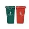 Outdoor Green 50L,100L,120L,240L PLASTIC WASTE CONTAINER Wheelie Recycle Bins thumbnail-1