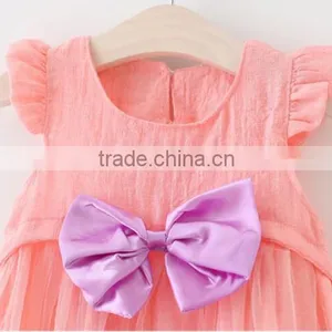 Summer Girls Dress Fashion Style Kids Dress Flowers Print for Baby Dress Girls thumbnail-6