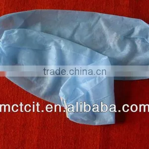 Disposable Light Blue Oil Proof PP Non-woven Sleeve Cover/oversleeve for Medical Workers thumbnail-1
