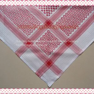 Arabian Mercerized Cotton Turban / Arab Scarf / Arabia Pure Cotton Jacquard Kerchief / Arabian Shemagh / Muslim Hijab Scarf thumbnail-4