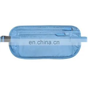 Ultimate Blue Nylon Safe Rfid Blocking Under Clothing Travel Waist Wallet thumbnail-4