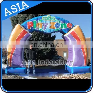 Digital Printing Arch Entrance , Play Zone Inflatable Arch Entrance Gate For Park thumbnail-1