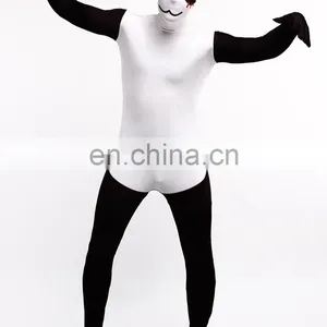 Black & White Chinese Panda Spandex Lycra Zentai Suits Animal Cosplay Costume thumbnail-4
