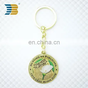 Promotion Enamel or Print Custom Metal Key Chain thumbnail-1