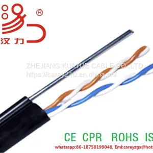 High Quality Drop Wire Cable 24awg Copper Conductor+stell Wire thumbnail-4
