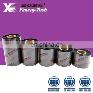 Barcode Ribbon, Thermal Transfer Wax Ribbon for Printing on Labels Size 110mm*300m thumbnail-1