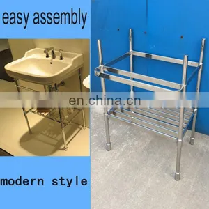 Brass Sink Stand for Antique Bathroom Design thumbnail-1