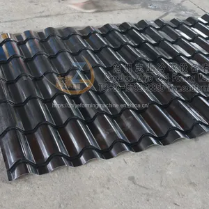 CE Standard Colored Steel Glazed Tile Forming Lines Botou thumbnail-4