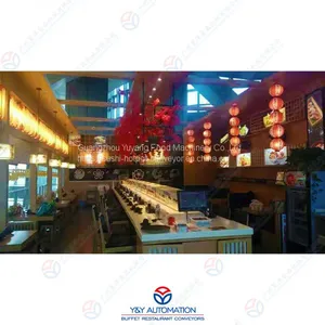 Rotary Sushi Conveyor Belt System With Intelligent Food Delivery System thumbnail-1