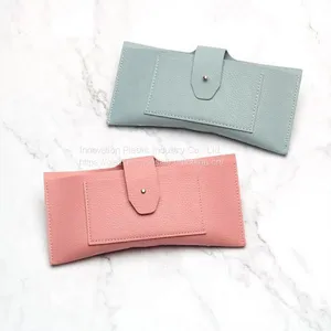 Creative and Vintage Portable Sunglasses Holder; Simple Leather Myopic Eyewear Pouch thumbnail-1
