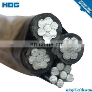 3*35+35mm2 Aluminum Conductor AAC Neutral Conductor PE Overhead Cable thumbnail-4