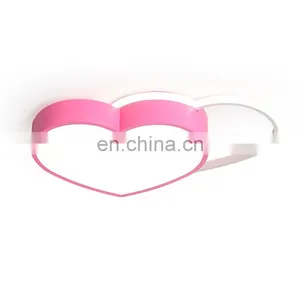 Simple Living Room Ceiling Lamp Creative Children's Room Bedroom Lamp LED Modern Personality Pink Light thumbnail-6