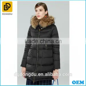 Hot Sale Women Long Sleeve Winter Coat White Coat Latest Design Women's Coat thumbnail-1