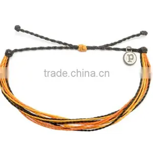 2015 Fashion Rainbow Color Wax Cord Nylon String Bracelet for Friendship thumbnail-5