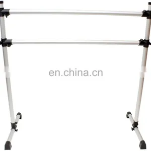 Shengxin New Products Height Adjustable Aluminum Light Weight Double Portable Ballet Barre thumbnail-1
