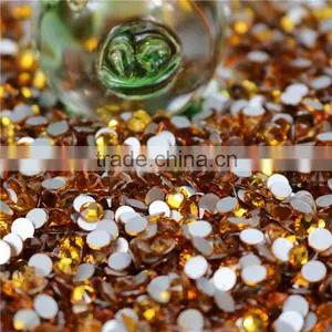 Top Quality Wholesale Topaz Non Hotfix Rhinestones for Rhinestone Applique thumbnail-3