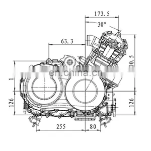 High Quality Motorcycle Engine UTV500/600/650CC Water Cooled&Oil Cooled Motorcycle Engine Assembly thumbnail-3
