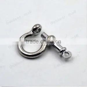 10 Pcs /Lot Silver Adjustable Paracord Buckle O-shaped Survival Shackle thumbnail-3