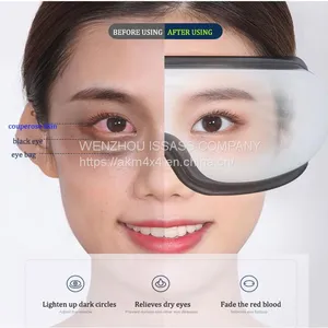 Electric Foldable Rechargeable Heat Vibration Air Compression Massage With Music Cheyin Eye Massager Realink thumbnail-3