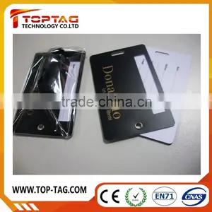 Promotional Luggage Tags, Hotel Luggage Tag, Business Card Size Luggage Tag Factory Price thumbnail-2