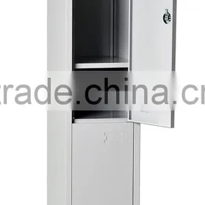 2 Door Knock Down Vertical Steel Wardrobe Gym Locker thumbnail-3