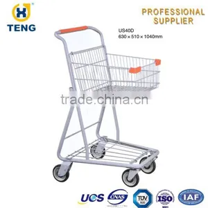 US Style Unfold Handy & Solid Grocery Trolley Cart thumbnail-3