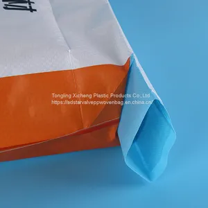 25 kg 50 kg Cement Packing Bag Brown Craft Paper 3 Ply With pe Liner Waterproof Bag thumbnail-1