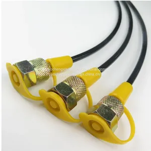 3*6mm 630bar Steel Wire Braided High Pressure, Hydraulic Measuring Hose, Pressure Gauge Connection Hose。 thumbnail-2