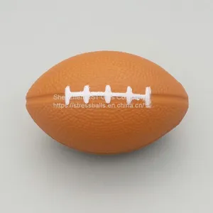 Pu Foam Frosting Rugby Ball Anti Stress Ball – Soft and Squishy Rugby Ball Stress Toy thumbnail-1