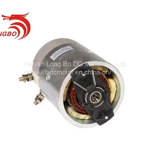 Electric DC Motor Hydraulic 24Volt 2.2KW DC Motor HY62041 for Electric Tailgate of Truck thumbnail-3