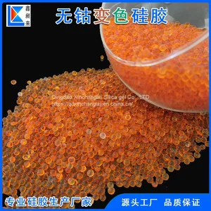 Orange Silica Gel 3-5mm Orange to Green Cobalt-free Color-changing Silica Gel thumbnail-3