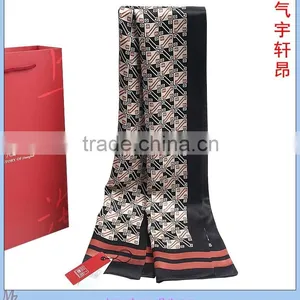 OEM Printed Silk Scarf For Men thumbnail-3