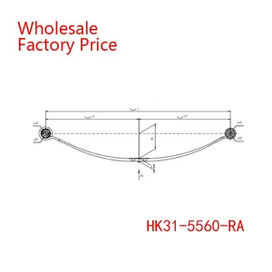 HK31-5560-RA Leaf Spring Arm Wholesale For FORD thumbnail-1