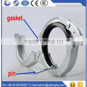 China Manufactures Dn150 Pipe Clamp,quick Pipe Clamp,bolt Coupling thumbnail-5