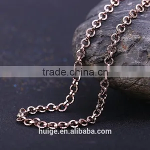 Ornate Jewelry Chain Decorative Chain /coffee Gold Plated Necklace thumbnail-2