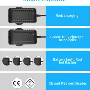 Intelligent 7.2V 8.4V 9.6V NIMH Battery Charger for 2-10S Airsoft Battery RC Car Battery With Standard Tamiya and Mini Tamiya Connector thumbnail-3