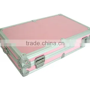 Pink Aluminum Briefcase Storgae Tool Box thumbnail-3