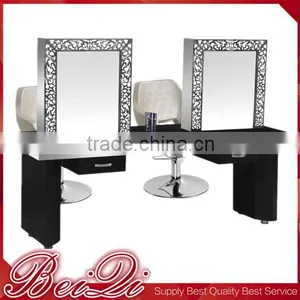 Modern Hair Salon Equipment Makeup & Hair Cutting Salon Mirror Table European Style Salon Mirror thumbnail-1