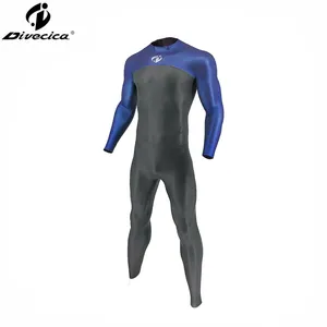 Triathlon Free Diving Wetsuit 2.5mm CR Glide Skin One Piece Fullsuit GBS Stitching thumbnail-4